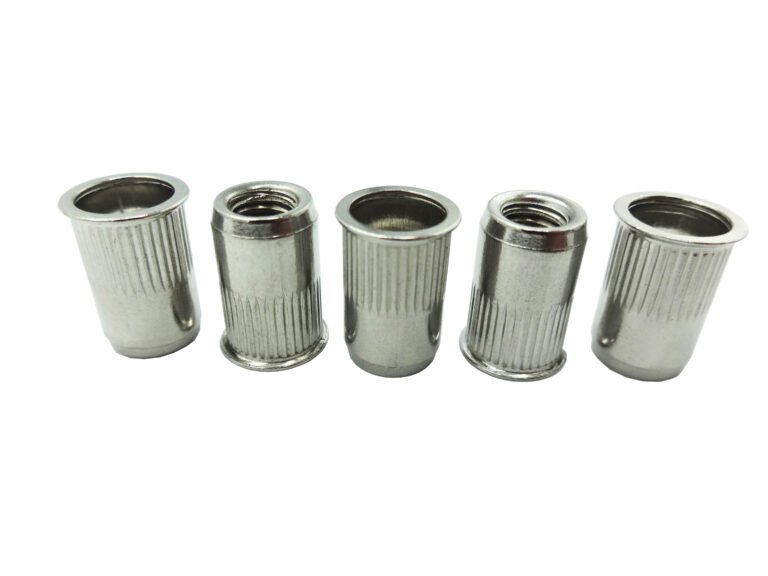 Rivet Nut M4 Round with Groove Reduced Head Close Type 1GR Steel E IB